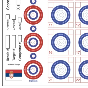 50m target